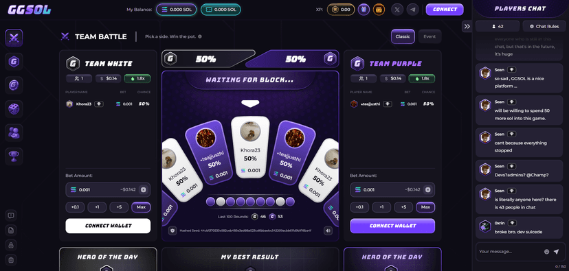 Solana Casino Games project image